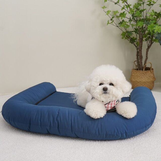 반달 강아지여름방석 방수 애견 쿨방석 반려견 쿠션 중형견 침대