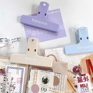 서류 집게 책집게 더블 페이퍼 클립 사무용 플라스틱 화이트 실사용 후기 | 효과 있을까? - 상품 이미지 4