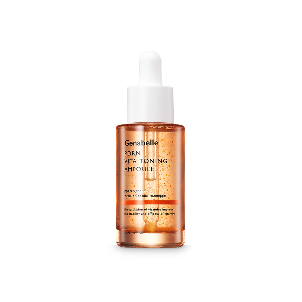 제나벨 PDRN 광채탄력 비타민 캡슐 토닝 연어앰플 30ml - 상세 이미지 5