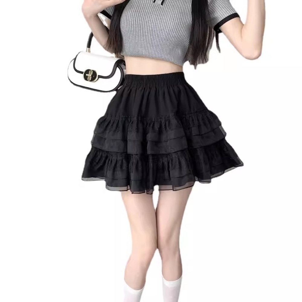 나솔사계 경리 프릴 스커트 귀여운 봄 - 상세 이미지 5