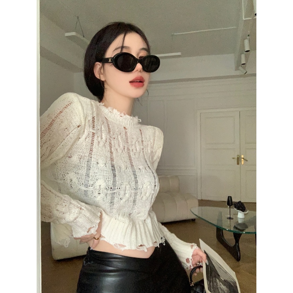한효주 인스타그램 니트 간절기 루즈핏 - 상세 이미지 3