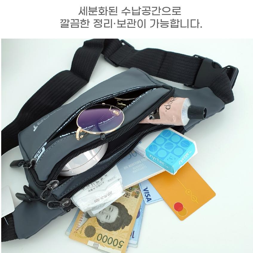 여행 쌕 여성 허리쌕 가방 여성 힙색 허리 가방 - 상세 이미지 3