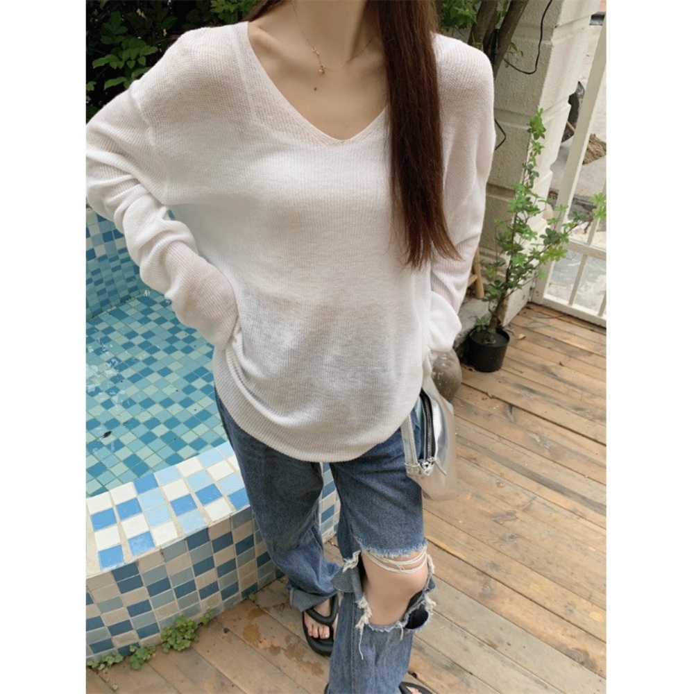 동상이몽2 김윤 339화 브이넥 시스루 티셔츠 여름 간절기 - 상세 이미지 5