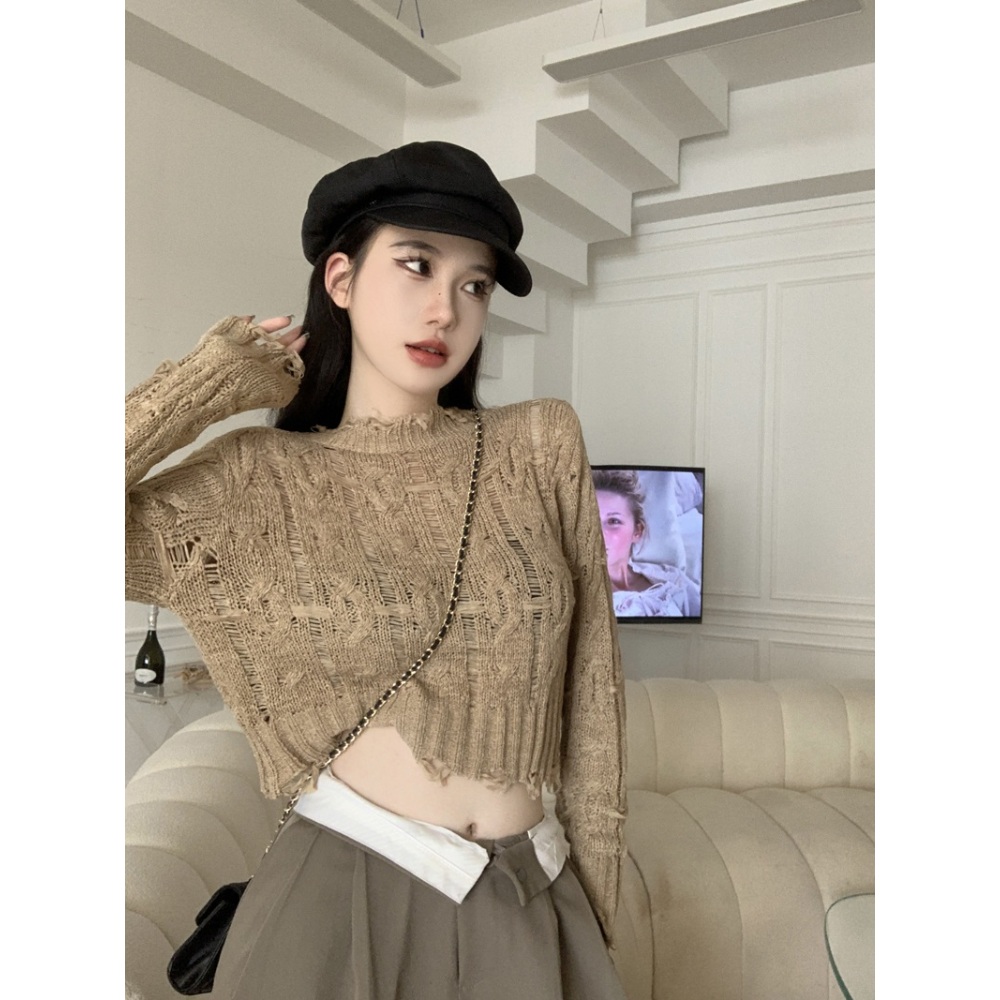 한효주 인스타그램 니트 간절기 루즈핏 - 상세 이미지 4