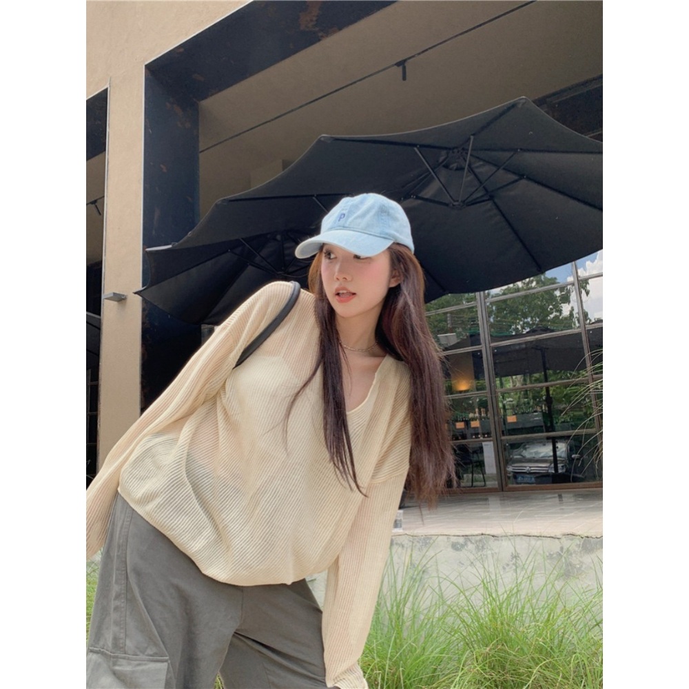 동상이몽2 김윤 339화 브이넥 시스루 티셔츠 루즈핏 우아한 - 상세 이미지 2