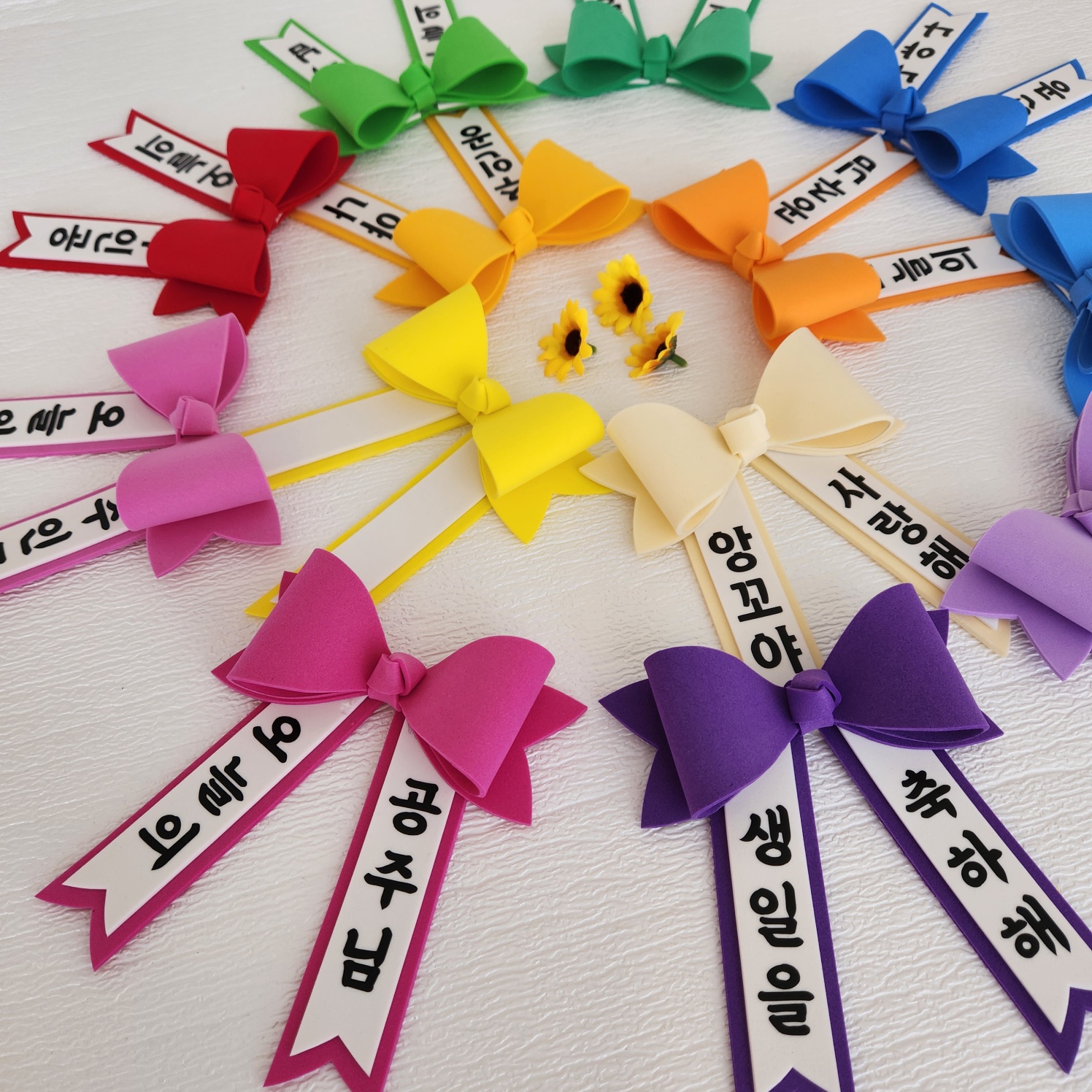 강아지 고양이 생일 리본 화환 생일리본케이프 - 상세 이미지 5