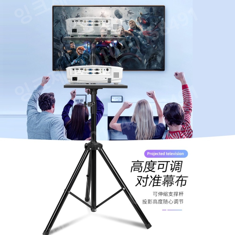 프로젝터 거치대 홈시어터 스탠딩 스피커 거실 시네마 - 상세 이미지 4