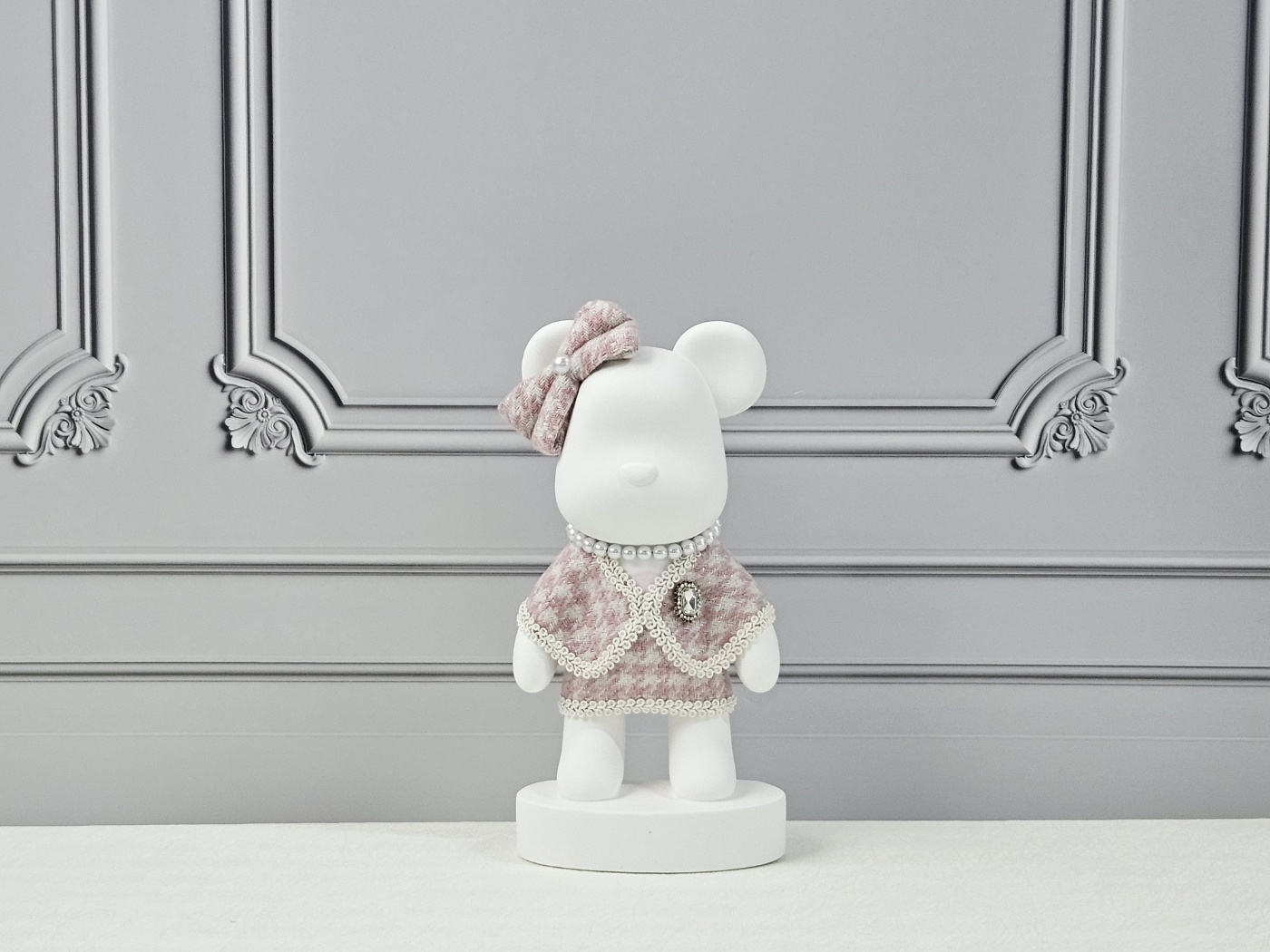 빅베어브릭 대형 베어브릭 석고방항제 실내디퓨져 집들이선물 화이트플라워