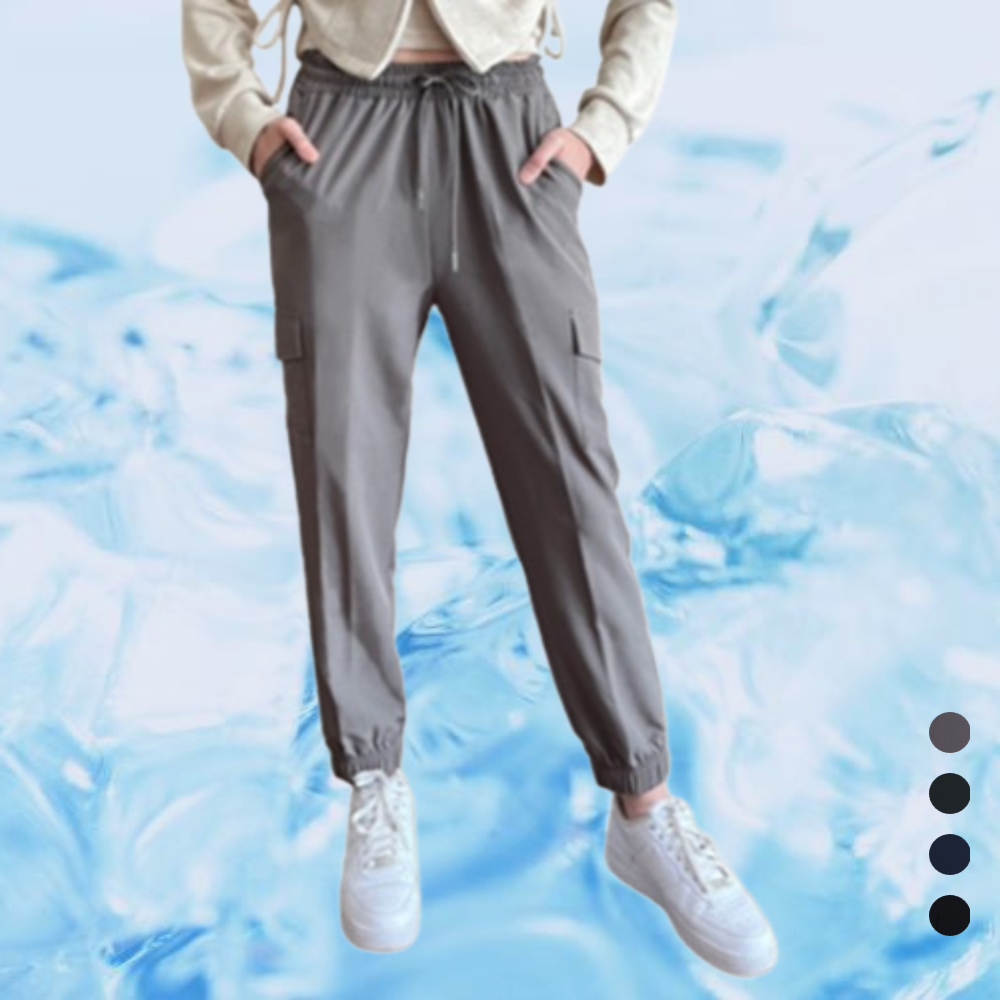 여름용작업바지 여성 일 아이스 냉동고 냉장고 카고조거팬츠