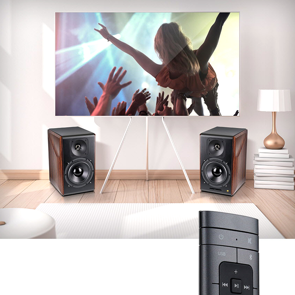 브리츠 스튜디오 2채널 하이파이 블루투스 앰프 스피커 리모컨 apt X RMS 256W 이미지 6