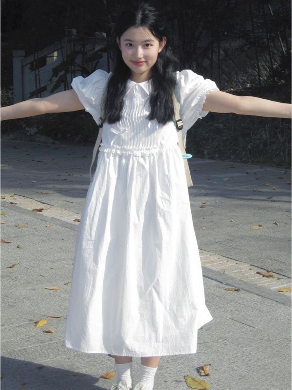 틈만 나면 안유진 원피스 발레코어 귀여운 - 상세 이미지 3