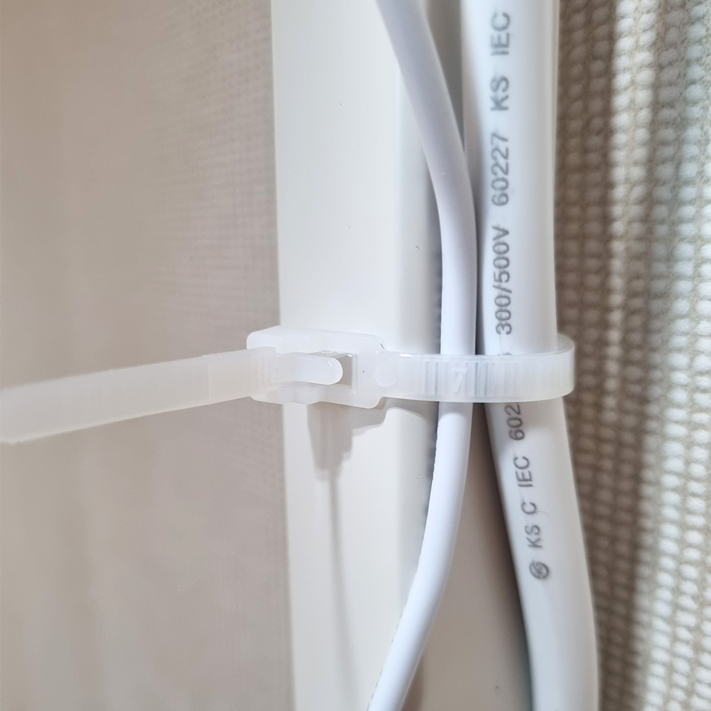 재사용케이블타이 재활용 배선 전선 타이밴드 규격 종류 150mm50개 - 상세 이미지 5