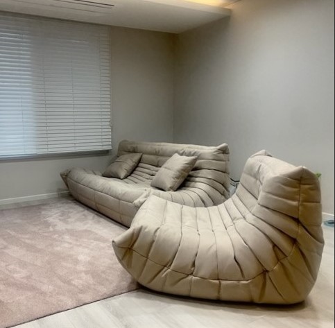 PH 17 패브릭 코너 모듈쇼파 이지클린 토고빈백 애벌레 번데기쇼파