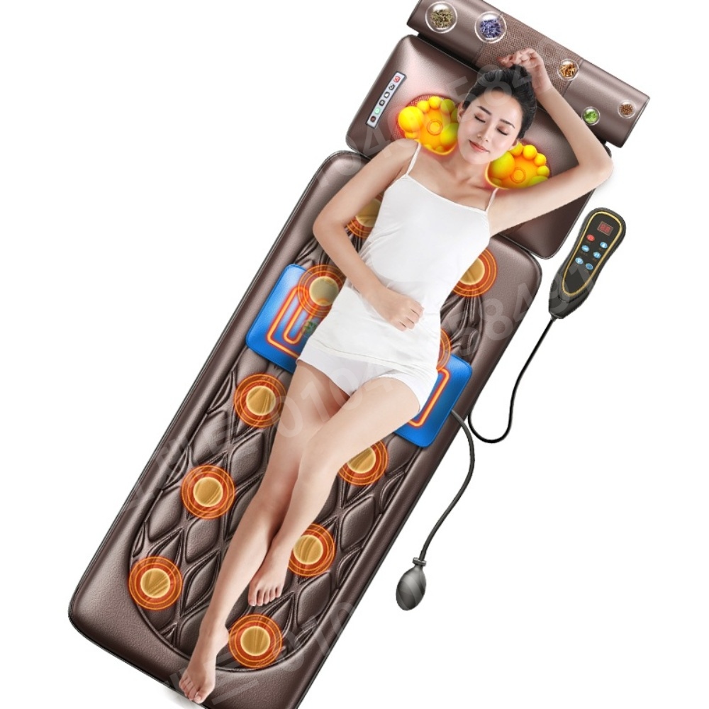 전신 마사지기 누워서 쇼파 안마매트 스트레칭 침대 진동 - 상품 이미지
