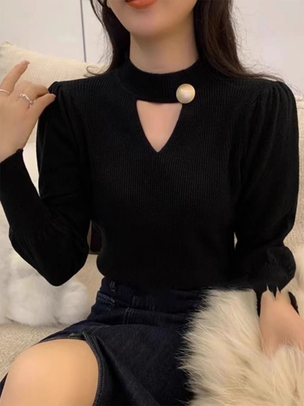 히어로는 아닙니다만 1화 수현 복동희 블라우스 슬림 섹시한 - 상세 이미지 3