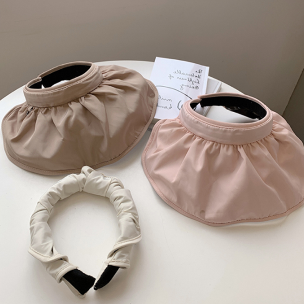 썬캡 등산 조깅 모자 여름 선캡 햇빛 UV 산책 챙넓은 농사 자외선 차단 여자 여성 산책 - 상품 이미지