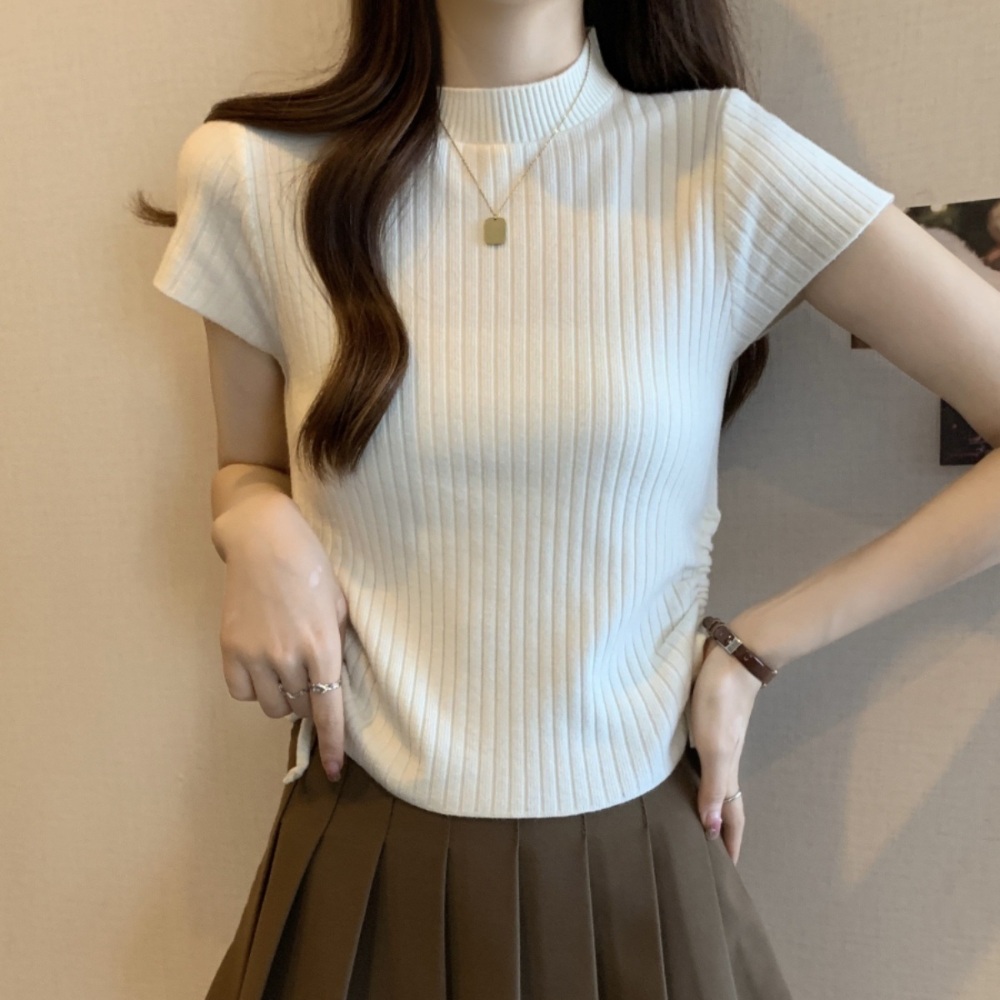 편스토랑 진서연 반팔 니트 캐주얼 데일리 - 메인 이미지