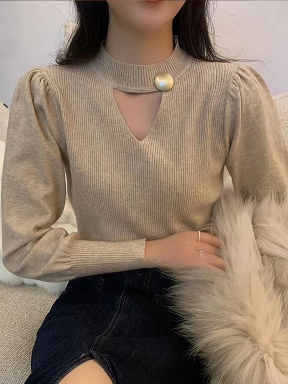 히어로는 아닙니다만 1화 수현 복동희 블라우스 슬림 섹시한 - 상세 이미지 4