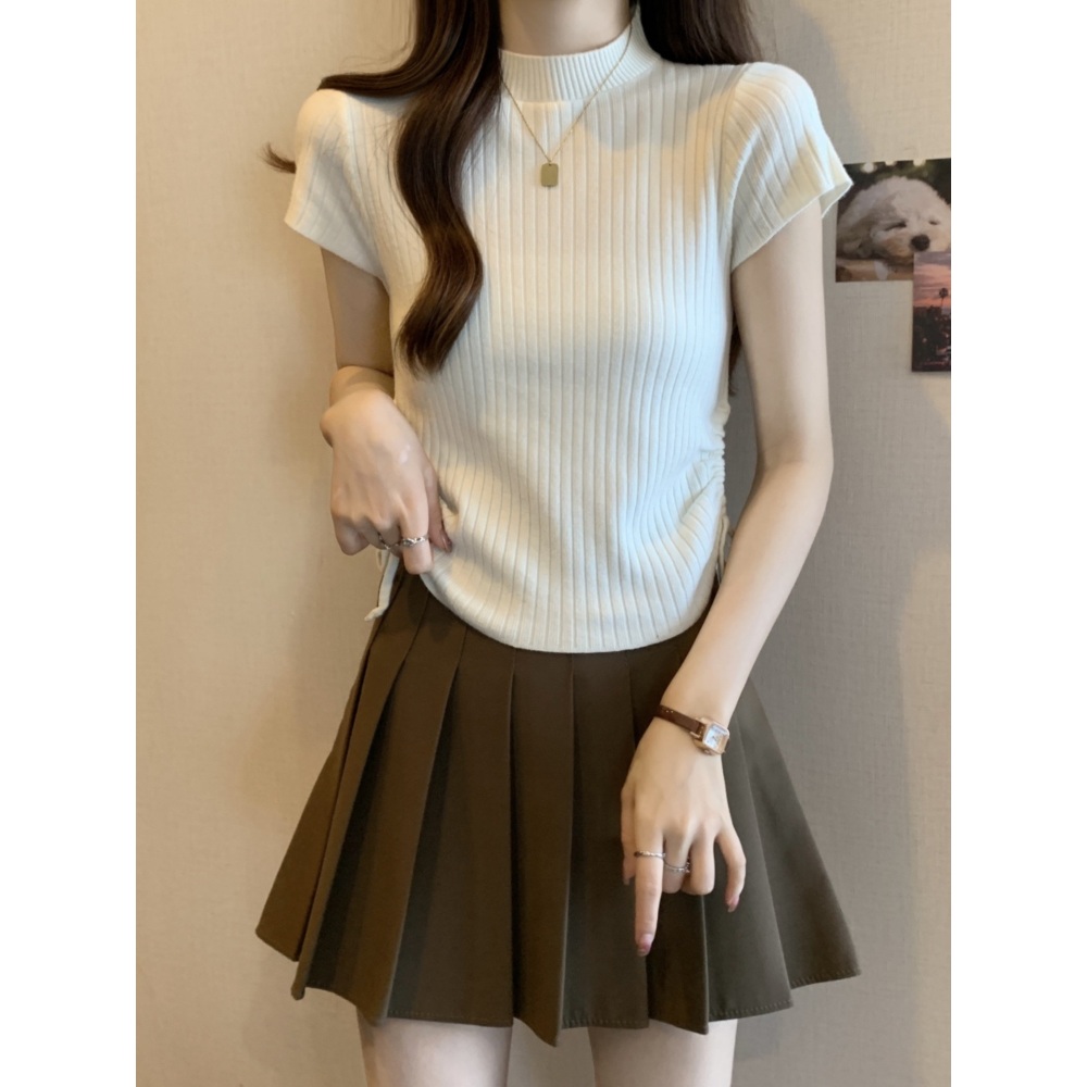 편스토랑 진서연 반팔 니트 캐주얼 데일리 - 상세 이미지 2