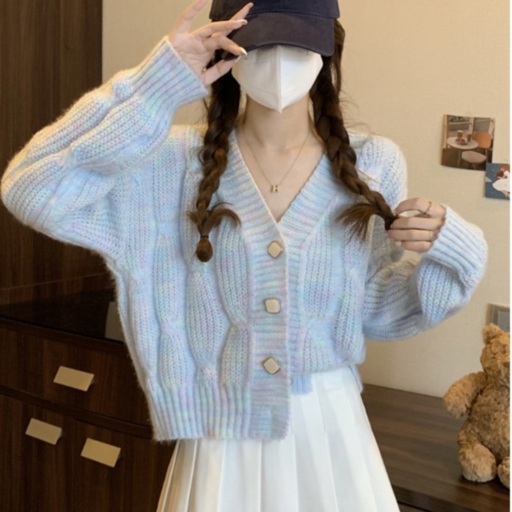 사장님 귀는 당나귀 귀 256회 브이넥 가디건 루즈핏 큐티 - 상품 이미지