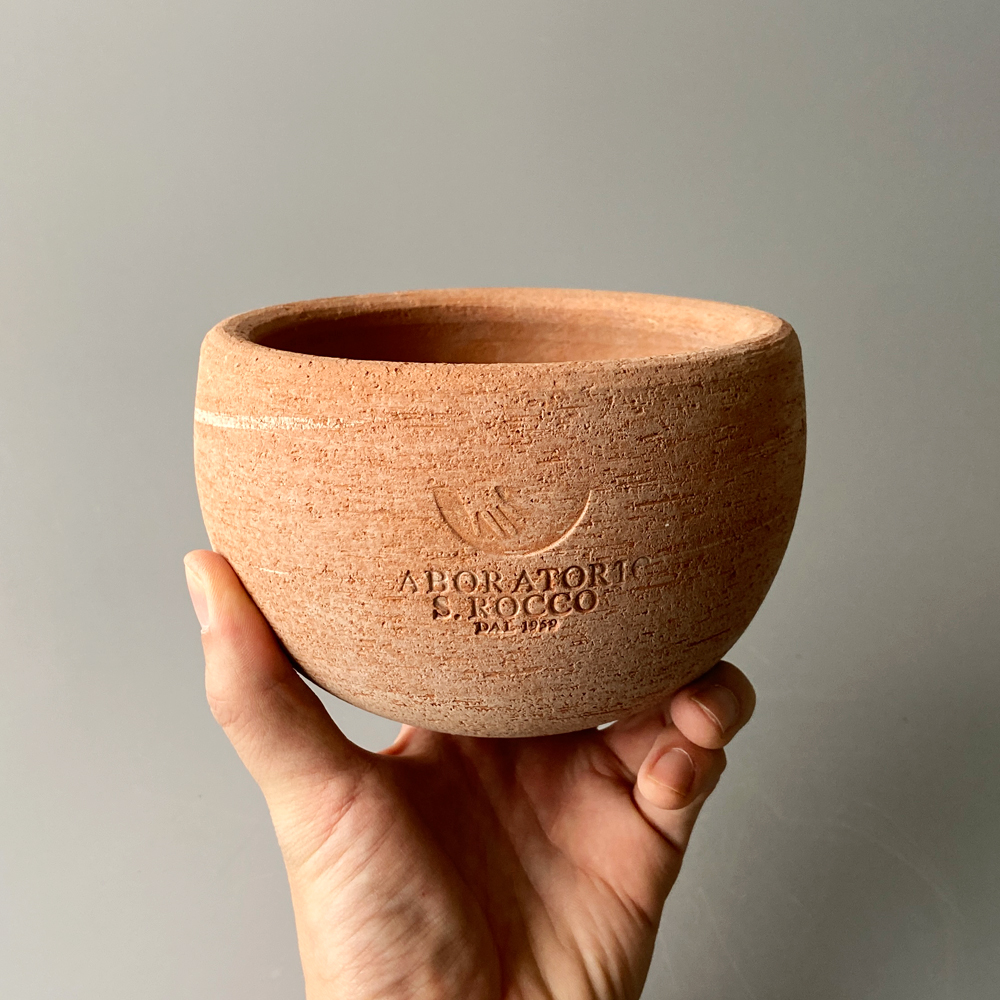 이태리 수제 빈티지토분 (라보라토리오 산 로꼬) - 14cm 보울타입 - 살구(아레나) 색상 : 식물행성