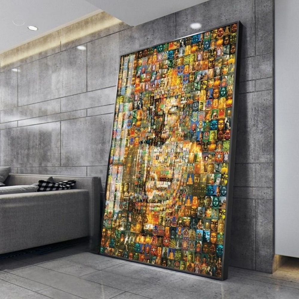 부처 석가모니 그림 액자 부다 포스터 - 상세 이미지 3
