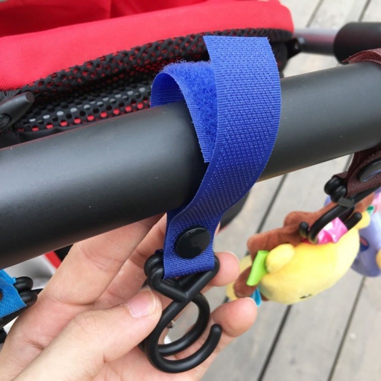 2중안전고리 찍찍이 후크