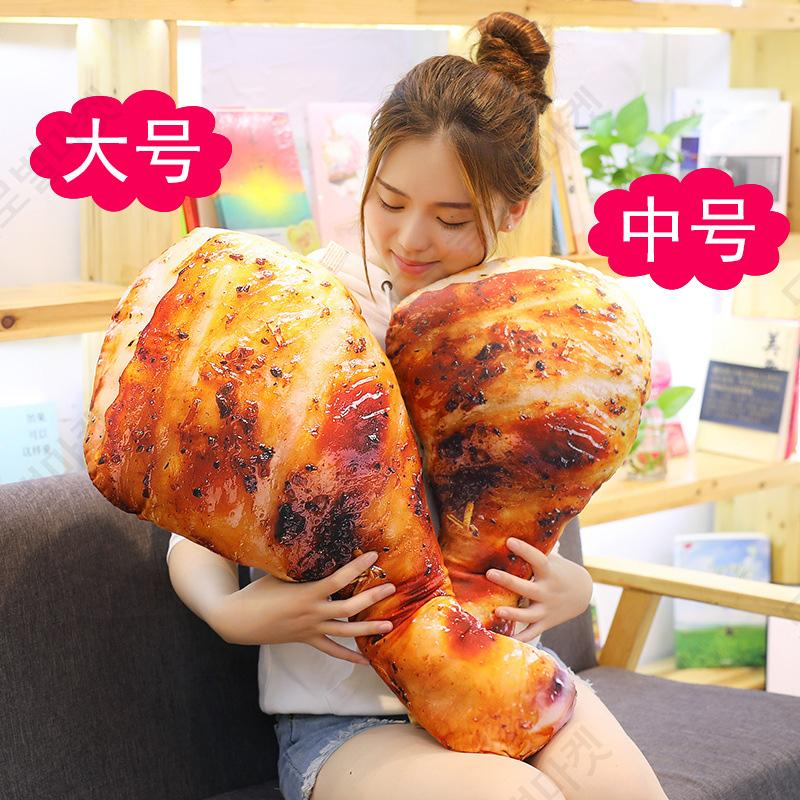 성인애착인형 대형 수면인형 안고자는 치킨 닭고기 베개 바디필로우 인형 롱쿠션 애착인형 - 상세 이미지 3