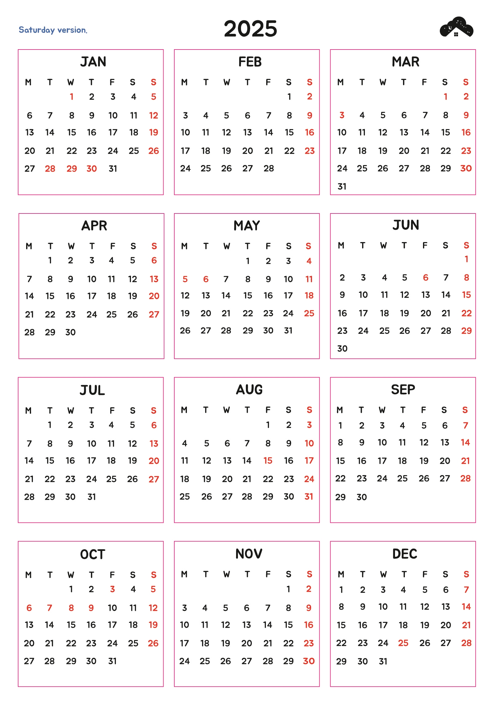 2025년 투명 월별 달력스티커 캘린더 퓨처로그 스티커 인생상점 다꾸 2025다이어리 - 상세 이미지 2