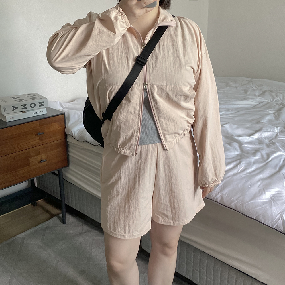 바스락반바지 나일론반바지 빅사이즈반바지 이미지 6