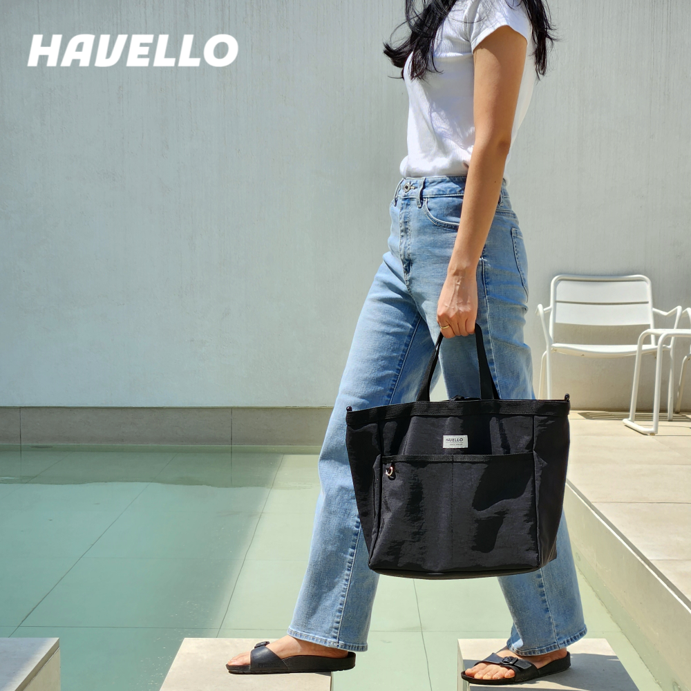 하벨로 수영가방 수영장 방수 수영복 메쉬 목욕 가방 이미지 3