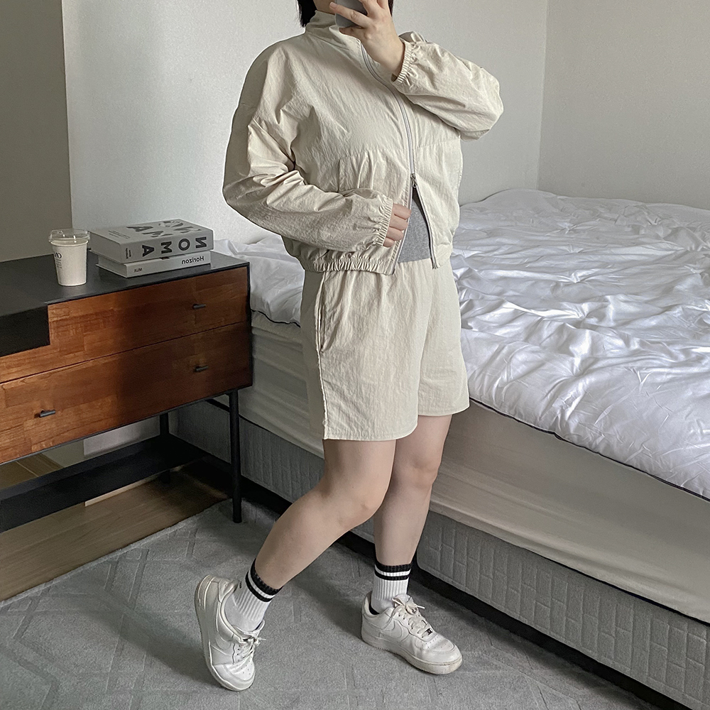 바스락반바지 나일론반바지 빅사이즈반바지 이미지 8