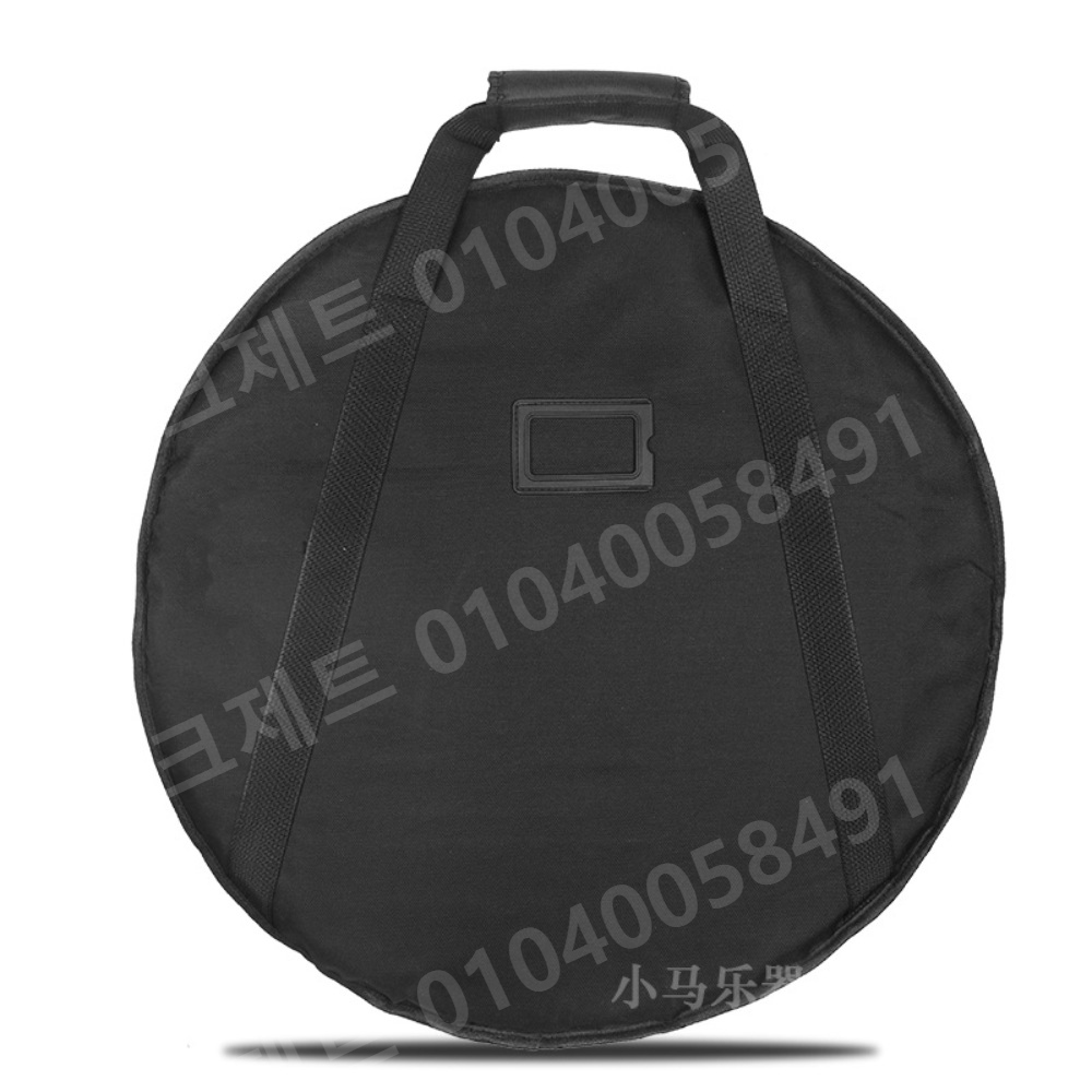 드럼케이스 징 수납가방 원형 커버 손잡이 포켓 운반 백 - 상품 이미지