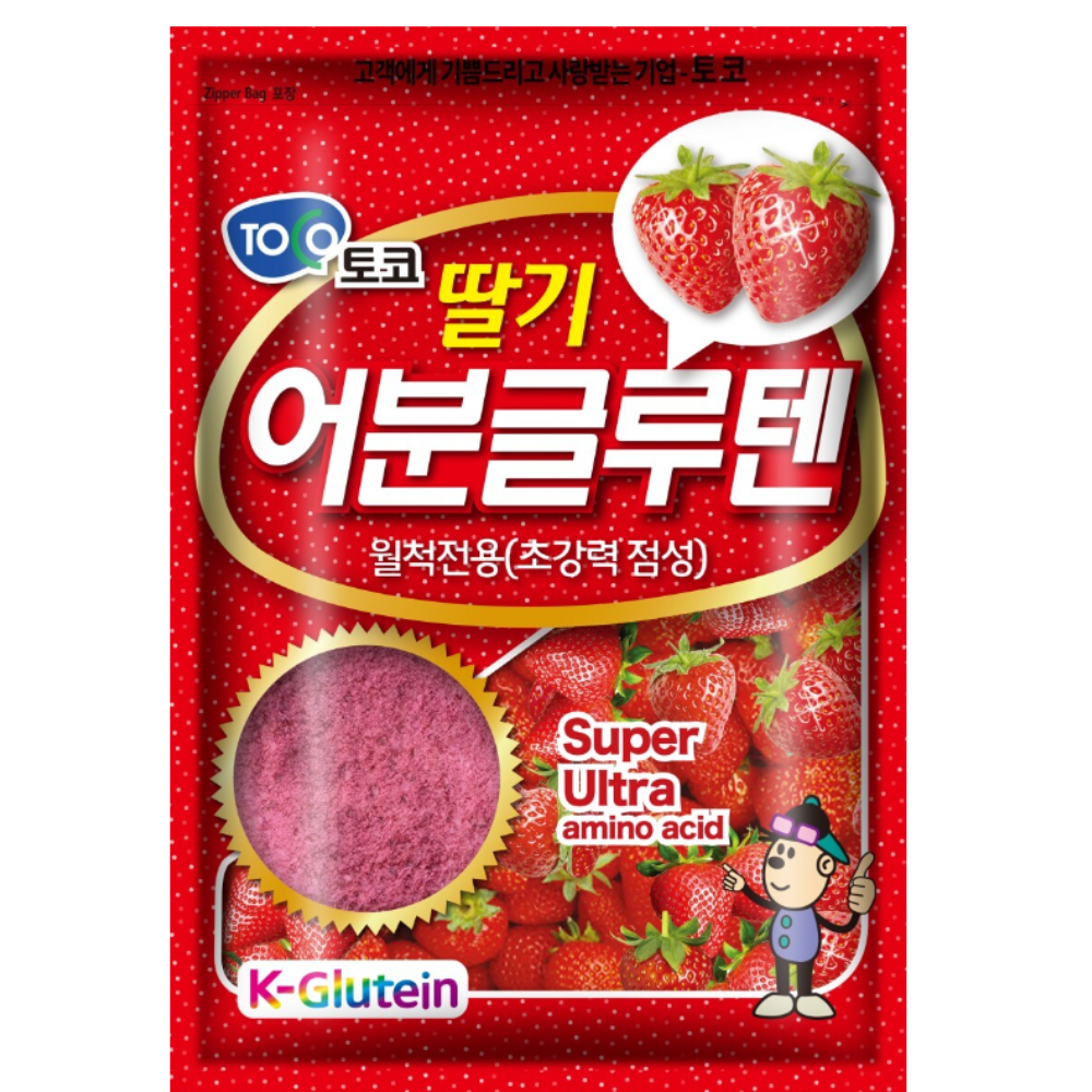 토코 딸기 어분 글루텐 초강력 점성 떡밥 - 메인 이미지