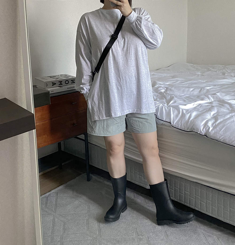 바스락반바지 나일론반바지 빅사이즈반바지 - 상세 이미지 5