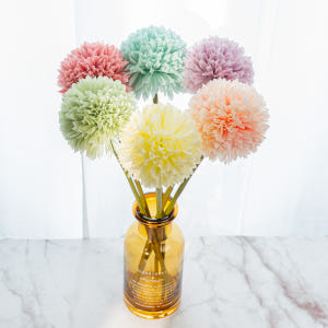 할메이드 생화같은 퐁퐁 알리움 조화 꽃 hf14 국화 1p 실사용 후기 | 효과 있을까? - 상품 이미지 1