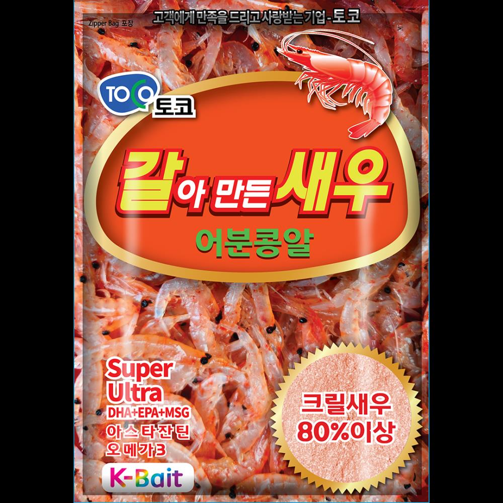 토코 갈아만든새우 갈새우 어분 콩알 민물낚시 떡밥 - 상품 이미지