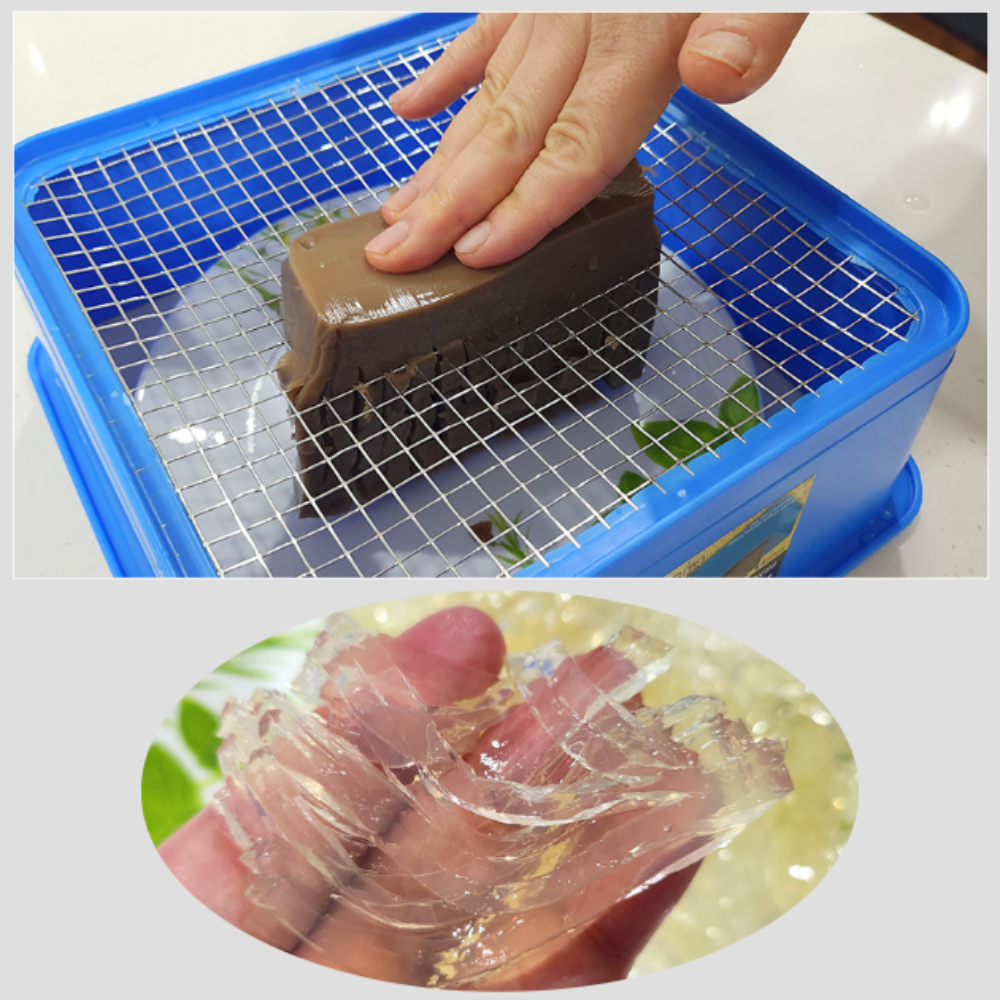 사각형묵채칼 우무가사리채 묵국수밥스텐절단기 커팅소쿠리 사각우무가사리채 - 상품 이미지