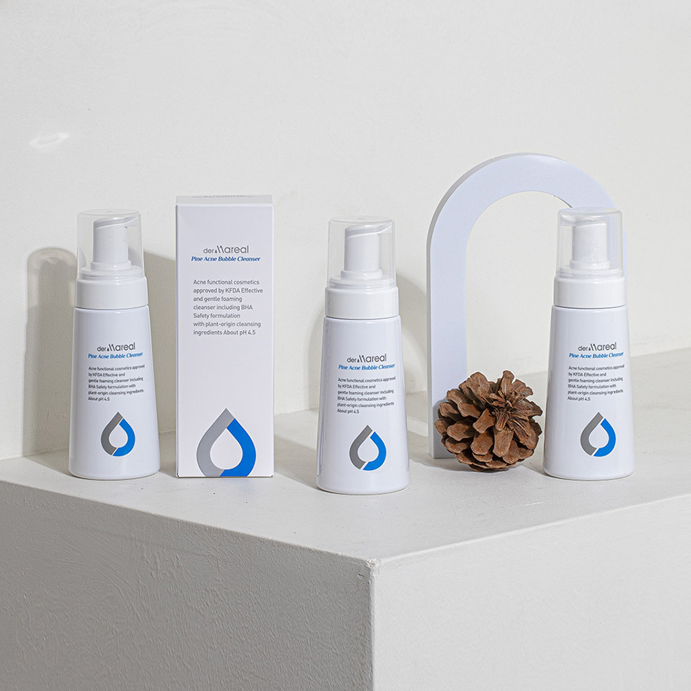 더마리얼 파인아크네 여드름 기능성 트러블 완화 저자극 약산성 미세버블 클렌저 200ml 이미지 7