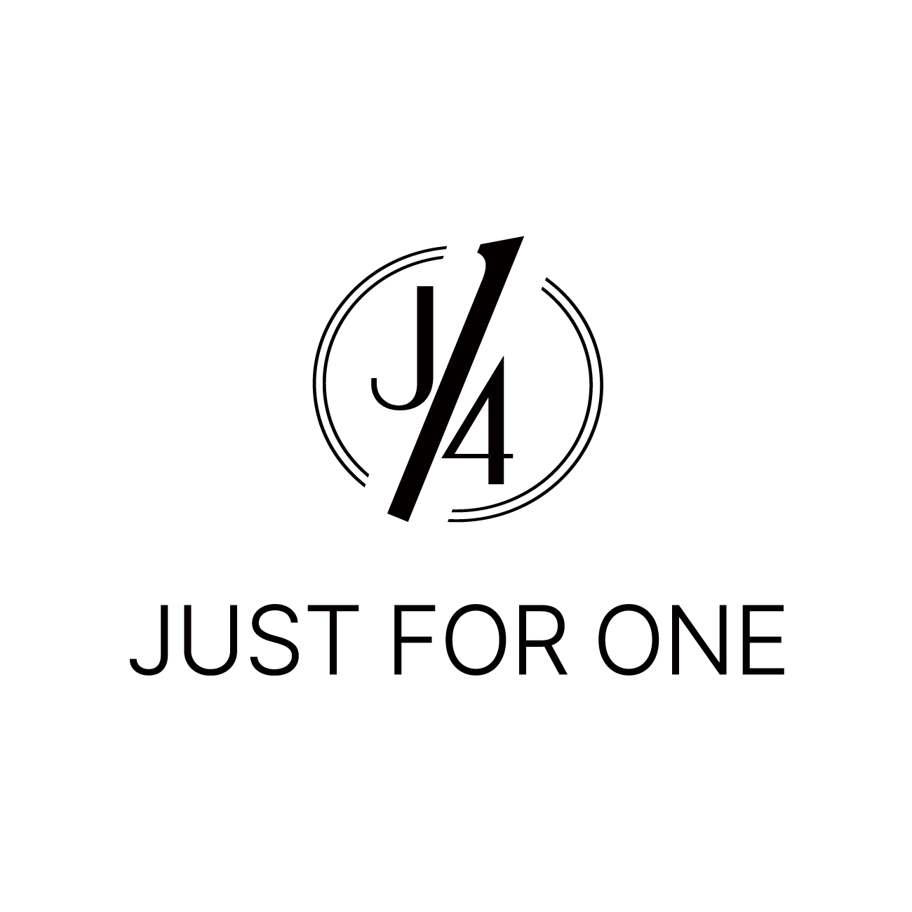 JUST FOR ONE 스토어 로고