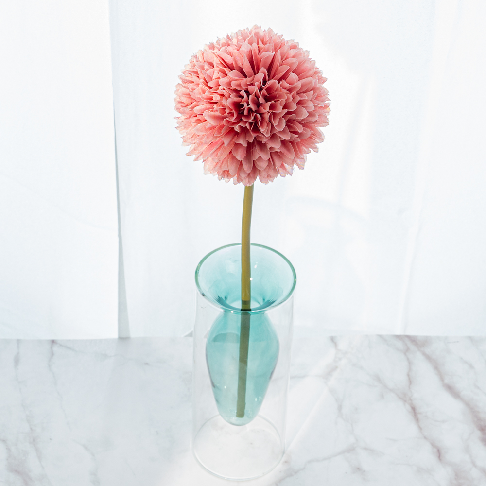 할메이드 생화같은 퐁퐁 알리움 조화 꽃 hf14 국화 1p 이미지 3