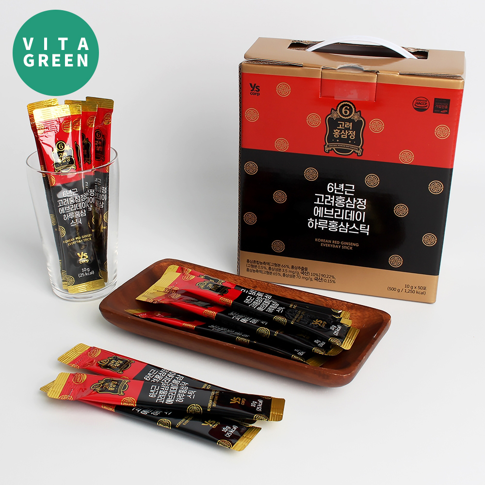 6년근 고려 홍삼정 에브리데이 하루 홍삼 스틱 실속형 대용량