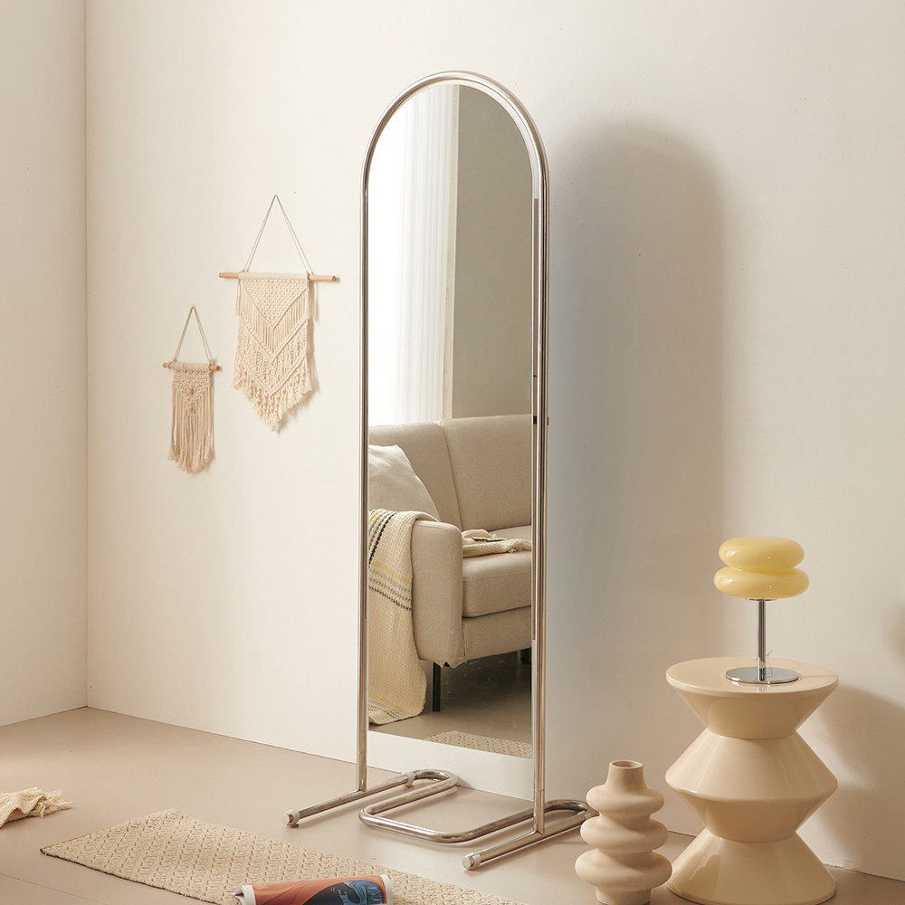 이동식 스틸 스텐드 이동형 아르꼬 아치형 전신거울