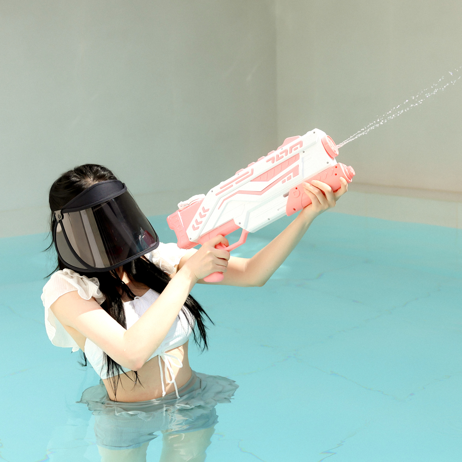 국내생산 자외선 99.9%차단 썬캡 UV 햇빛 차단 턱 끈 날개 여성 선캡