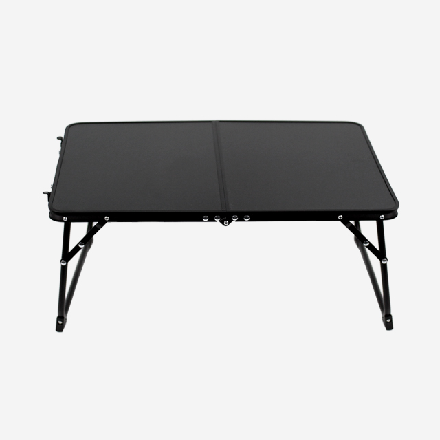 KOOLMAN 쿨맨 미니 접이식 캠핑 폴딩 테이블 경량 블랙프레임 올블랙