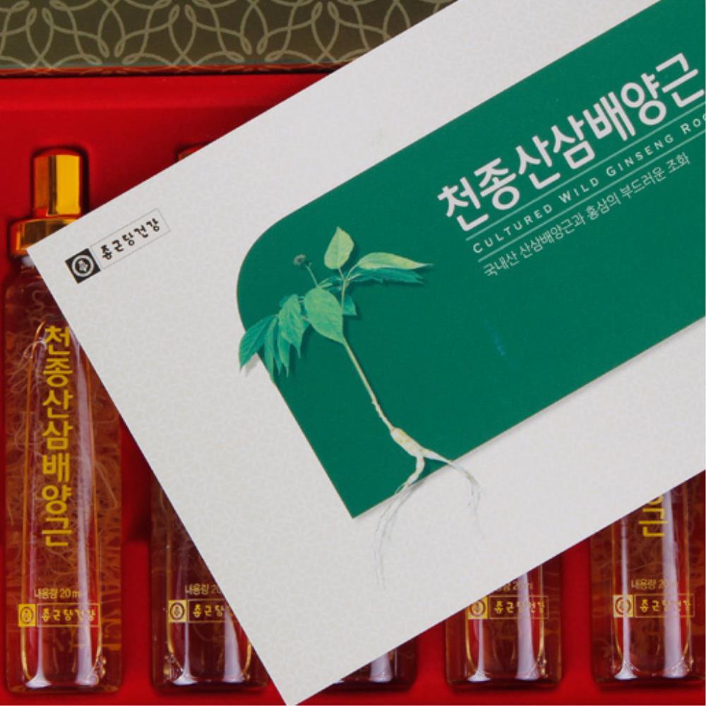 국내산 천종산삼배양근 20ml 1개월분 홍삼과의 조화 / 여성식품 품격있는선물세트 : AUTUMN GOLD