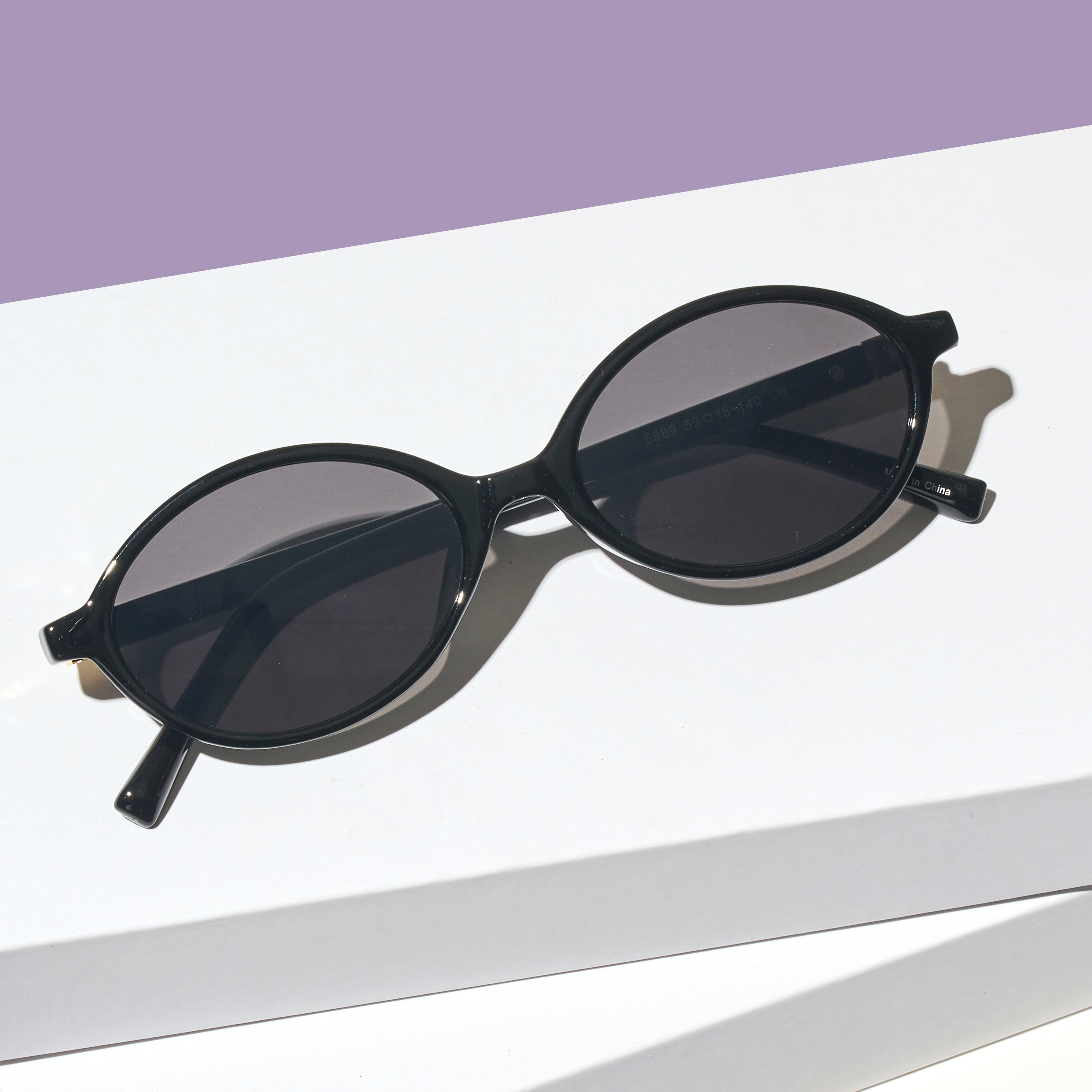 레트로 타원형 힙한 뿔테 긱시크 너드 오벌형 선글라스