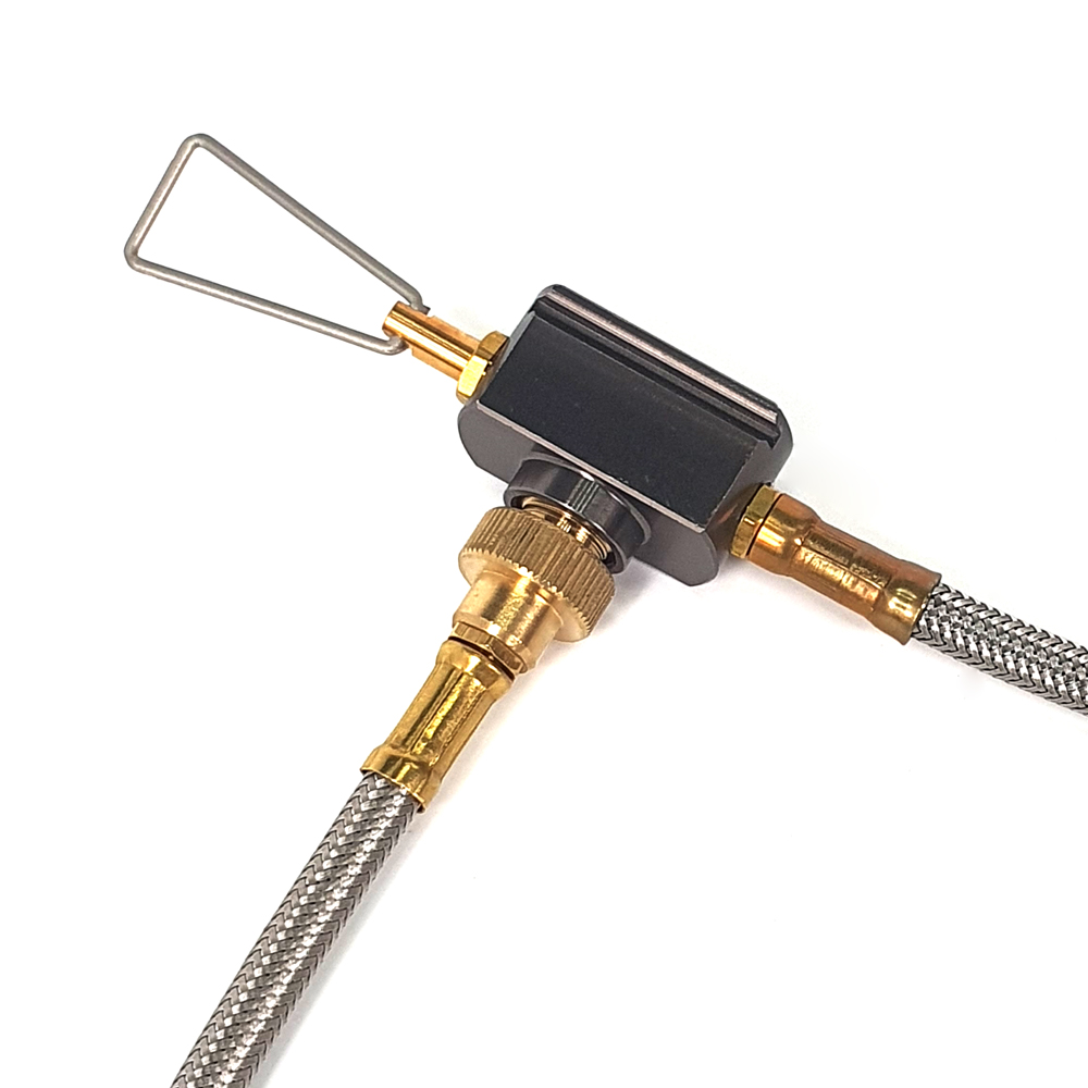 이소가스 부탄가스 미니버너 연결 금속 연장호스 1m