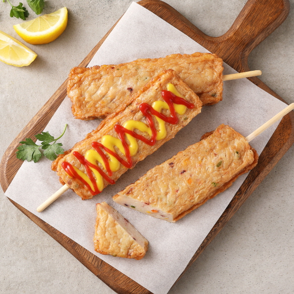 오징어 야채 미도바 점보 어묵핫바 500g (100g x 5ea) 부산미도어묵 개별포장 렌지조리 - 상세 이미지 3