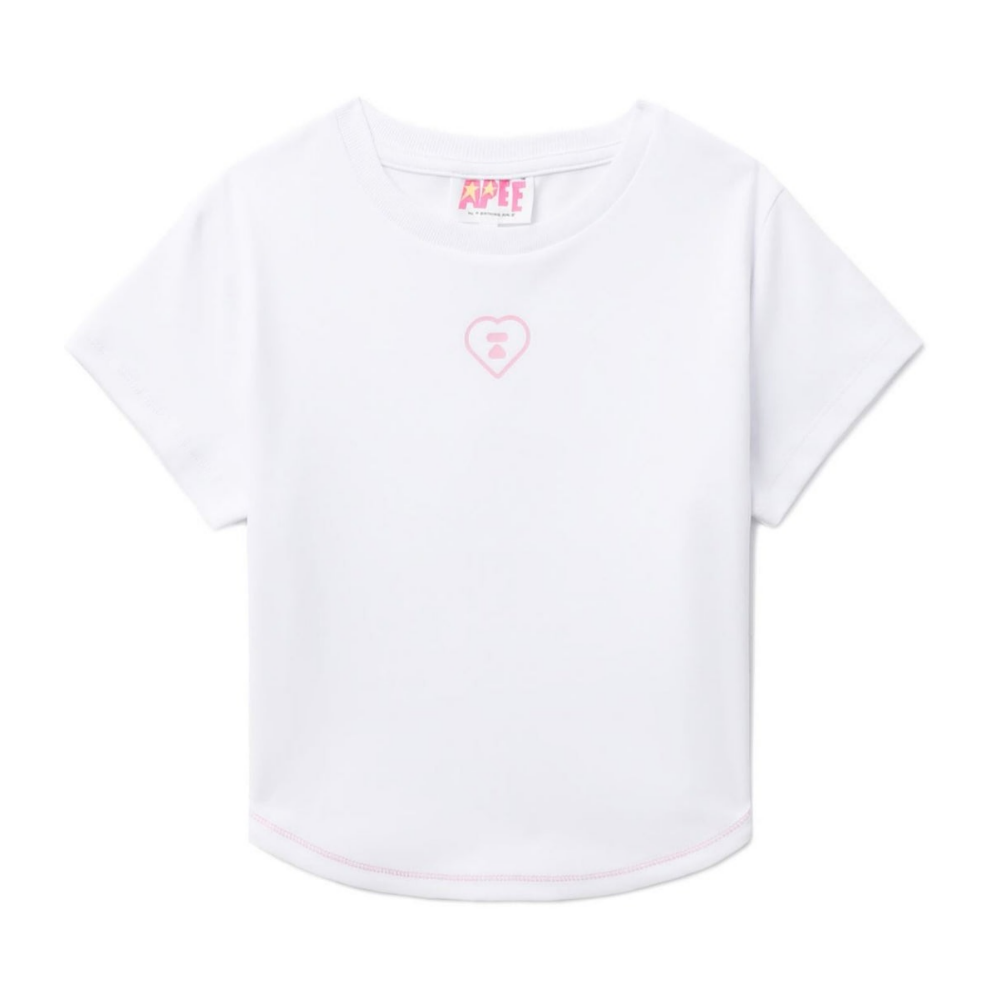 베이프 우먼즈 반팔티 ROUND HEM GRAPHIC SLIM CUT CK20-209-026 - 메인 이미지